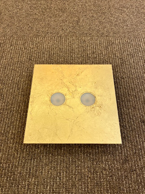 Icone Swing 2 LED Surface Mounted Golden Leaf Square Downlight - ID 6875 - EX-DISPLAY