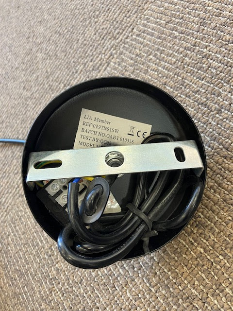 Rain Effect Smoked Glass Pendant - ID 7653 - EX-DISPLAY