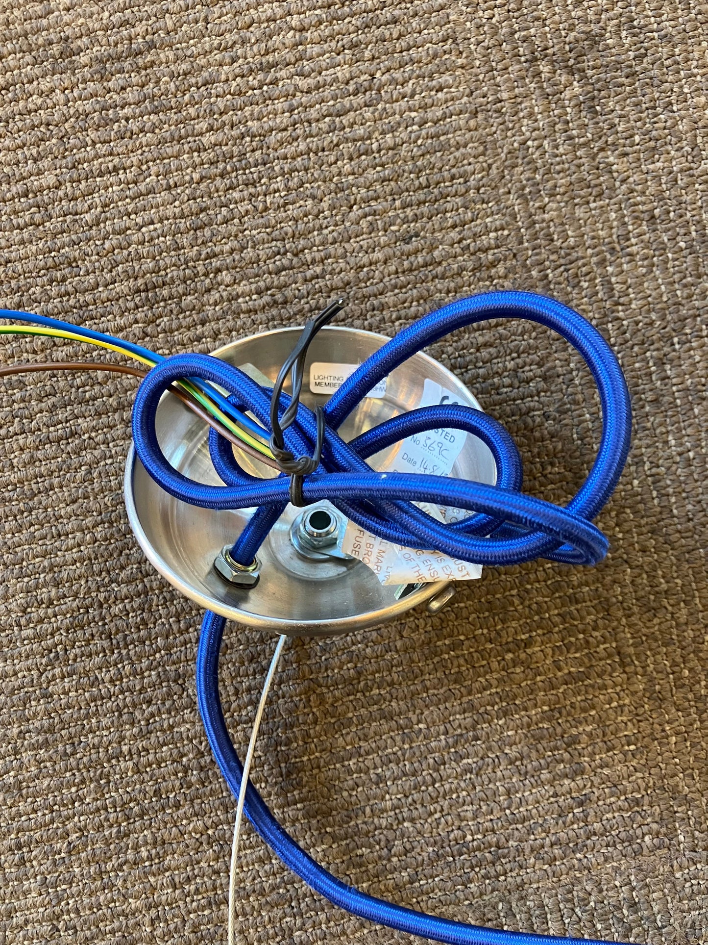 Small Bespoke Prismatic Glass Pendant - EX-DISPLAY