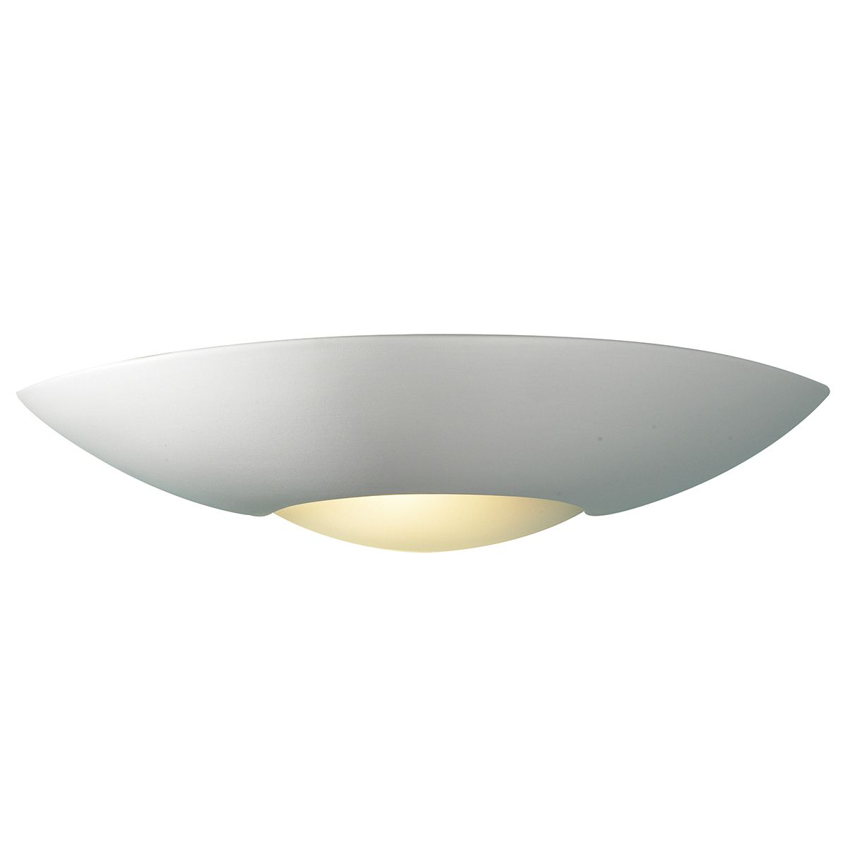 där SLICE Wall Light White Unglazed Ceramic Glass - ID 6203 - CLEARANCE