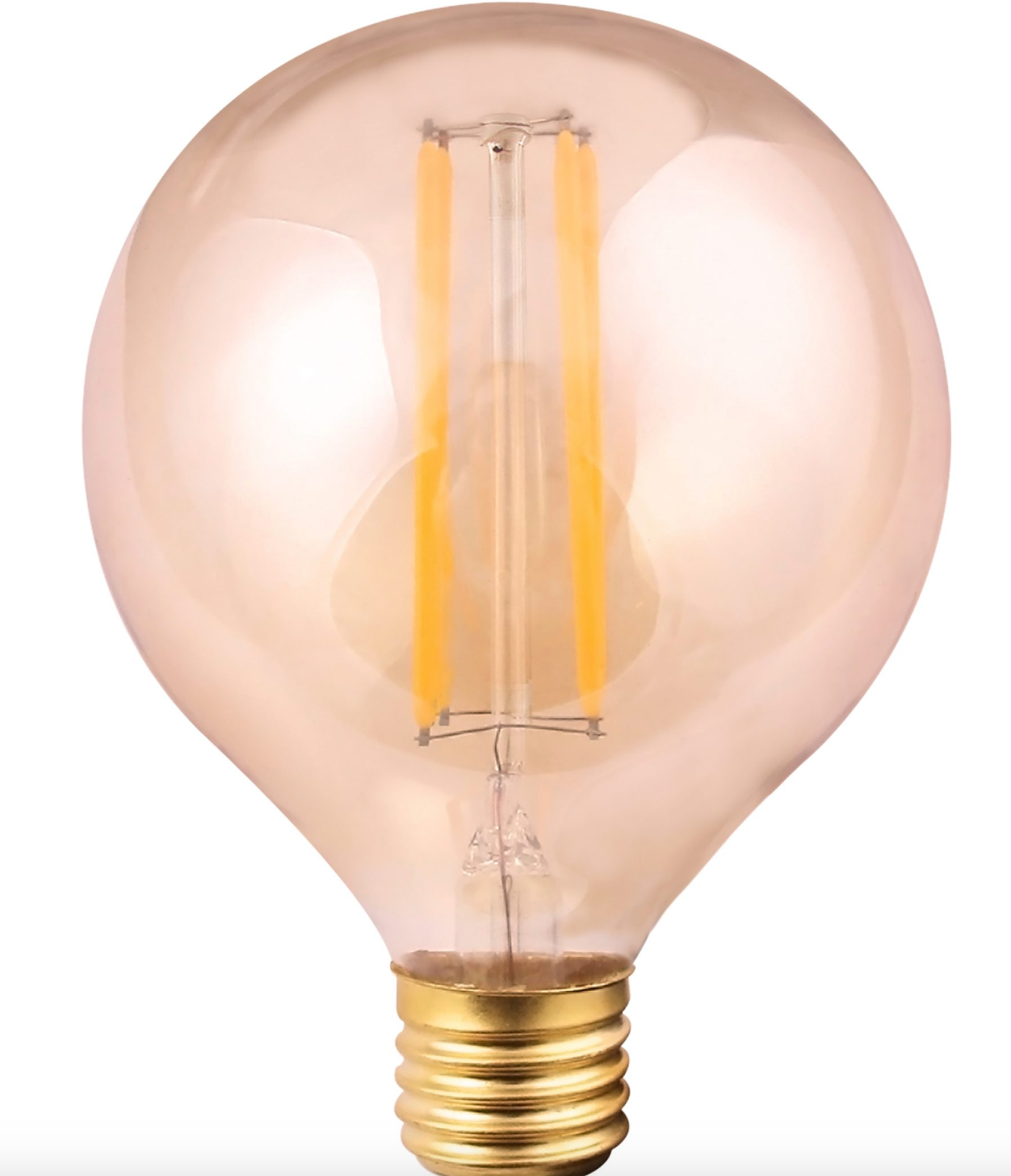 125mm Vintage Straight Filament, E27 8W 2200K Globe - ID 12949