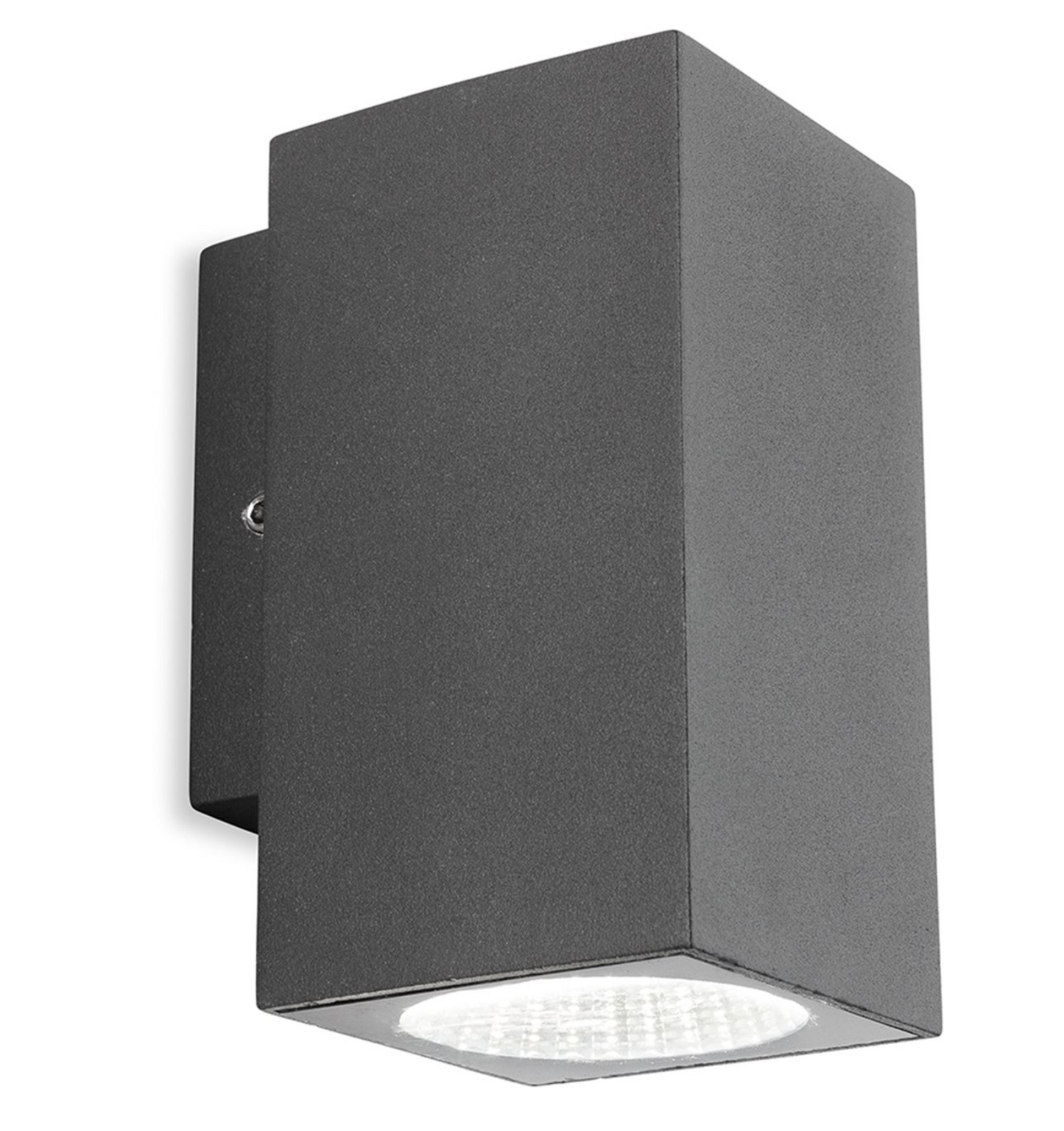 Square LED Exterior Downlight, Graphite - ID 12964