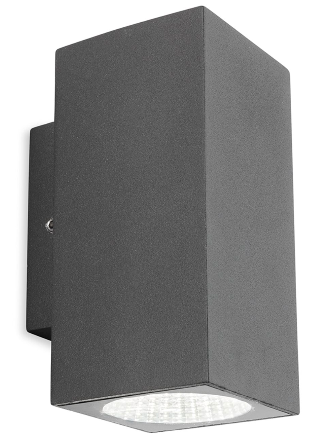 Square LED Exterior Up/Downlight, Graphite - ID 12965