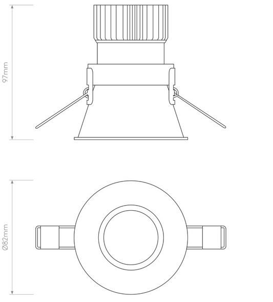Astro MINIMA 5701 LED White Downlight - CLEARANCE
