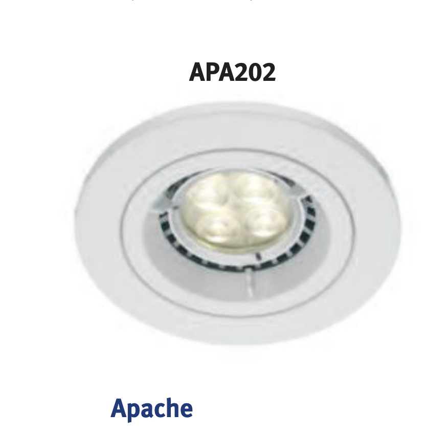 där APACHE ROUND Recessed Downlight - CLEARANCE