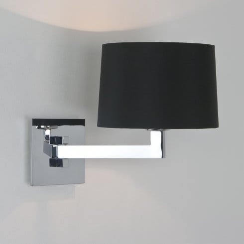 Astro MOMA SINGLE Chrome Swing Arm Bathroom Wall Light - CLEARANCE