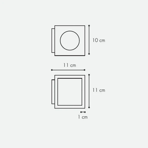 Icone CUBO 2.20 BI Wall Light - ID 5289 - EX-DISPLAY