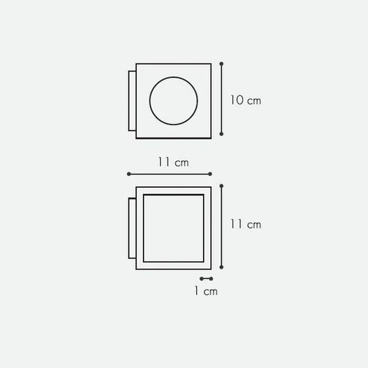 Icone CUBO 2.20 BI Wall Light - ID 5289 - EX-DISPLAY