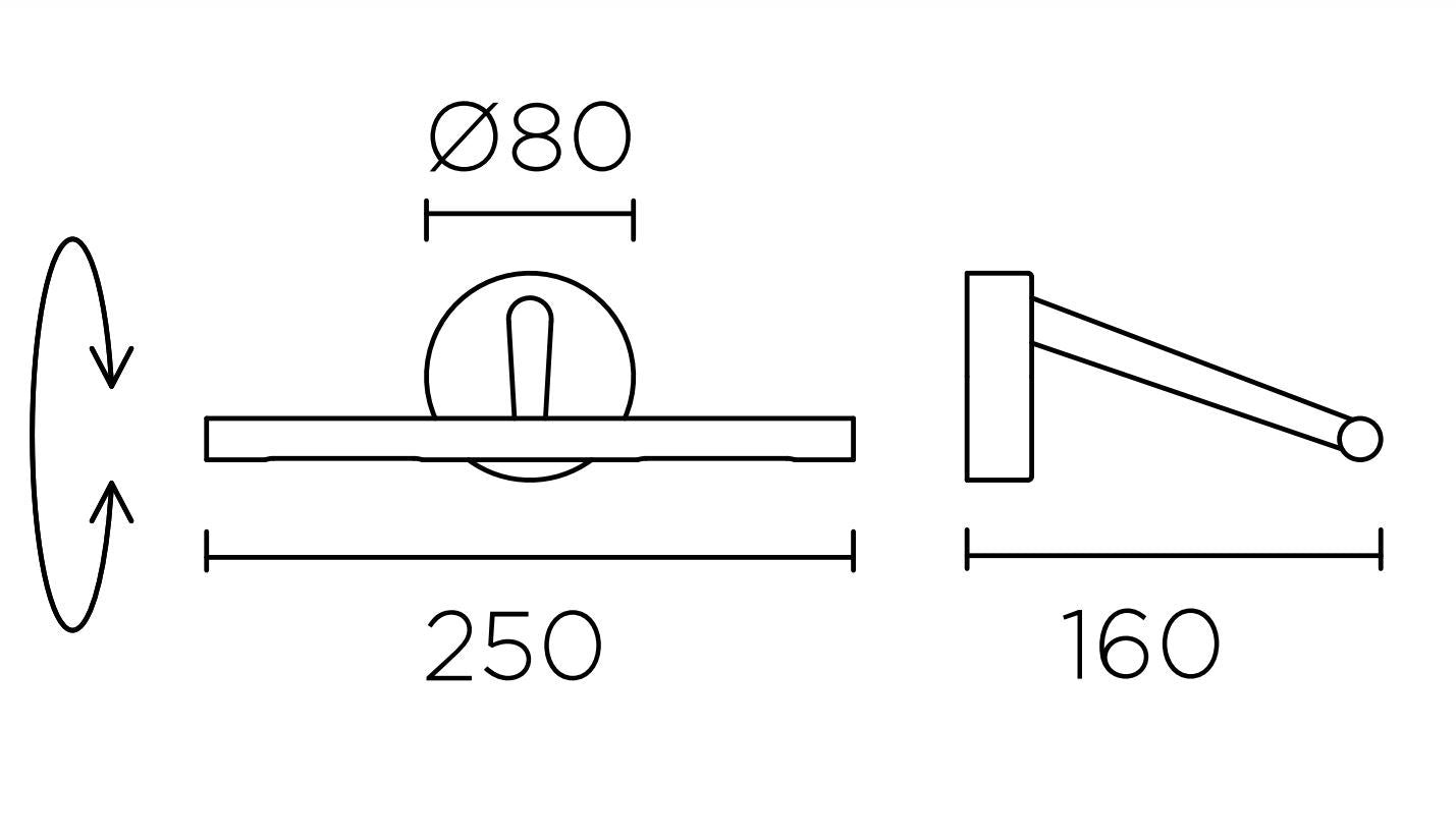 Modern LED Antique Brass Picture Light - ID 2867 - EX-DISPLAY