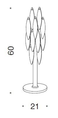 Castlenau Murano Glass Table Lamp - ID 8031