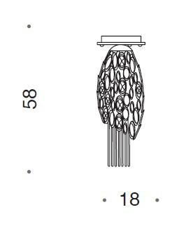 Canning Small Ceiling Light with LED in Base - ID 8195