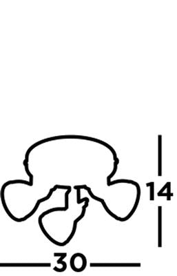 Satin Silver Triple Head Spotlight Cluster - ID 12021