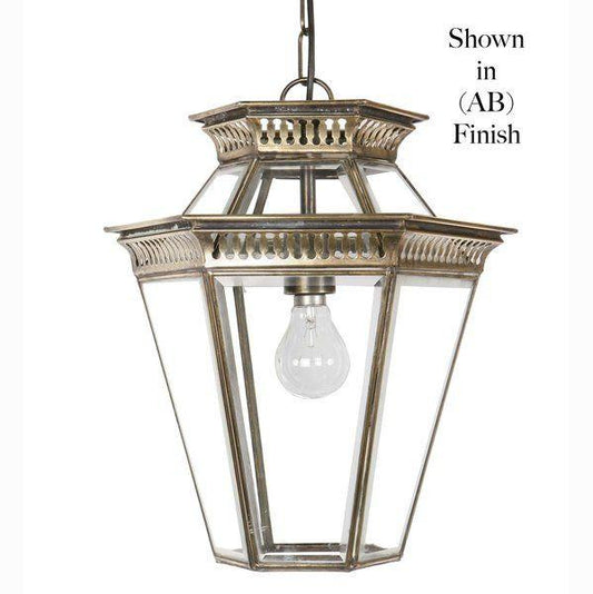 Classic Reproductions Bevelled Glass Georgian Hanging Lantern - London Lighting - 1