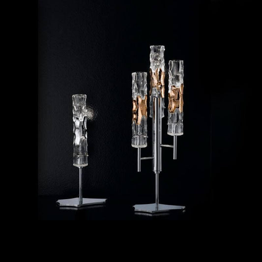 Bamboo Murano Glass Single Light Table Lamp