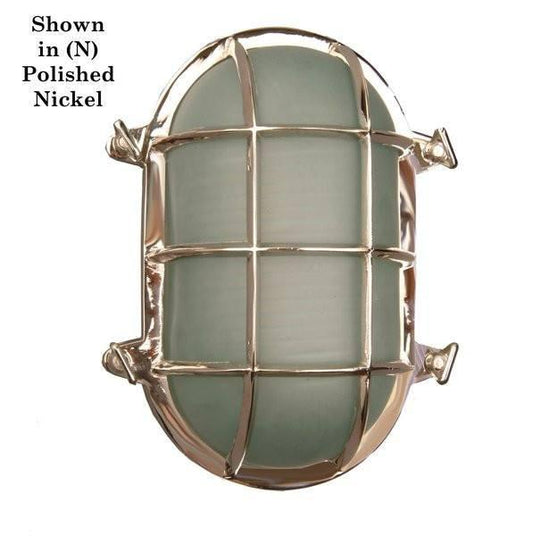 Classic Reproductions Oval Ships Bulkhead Light (Small) - London Lighting - 2