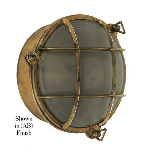 Classic Reproductions Ships Bulkhead Light (Large) 9 Inch - London Lighting - 1