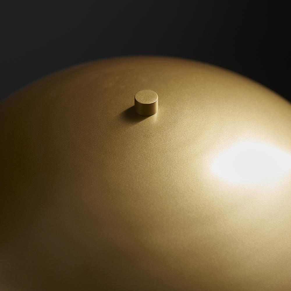 Mid-Century Style Soft Gold & Bronze Table Lamp - ID 11133