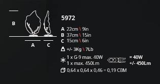 Serip Outono 1 Bespoke Table Lamp - London Lighting - 2