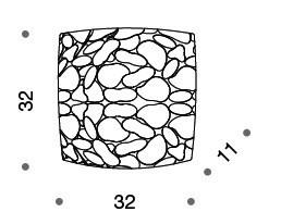 Twister Wall Light with Metal Diffuser - ID 10503