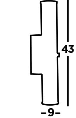 CLA Medium Ribbed Opal Glass Bathroom Rated Wall Light With Gold Detailing - ID 12467