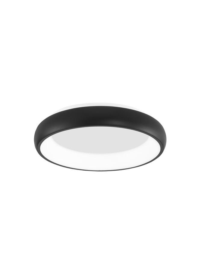 Alb Sandy Black Aluminium And Acrylic Dimmable Inner Light Ring Flush Sm The Lighting Centre