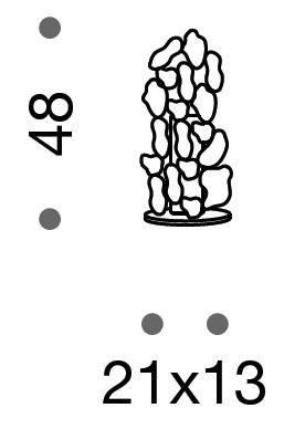 Lissen Table Lamp 48cm in height - ID 8142