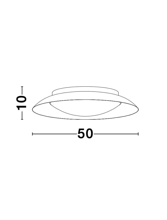 ZAN Diffused Gold Leaf Decorative Ceiling Light - ID 10596