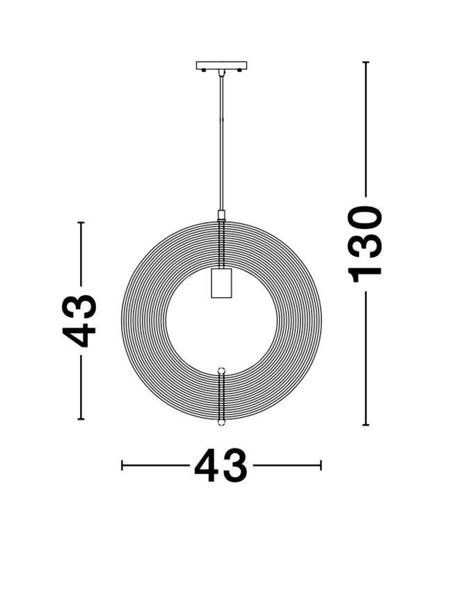 ASC Natural Wood & Dark Brown Fabric Cable Jumble Arrangement Single Pendant - ID 10440