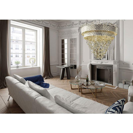 Groovy 12 Light Circular Chandelier