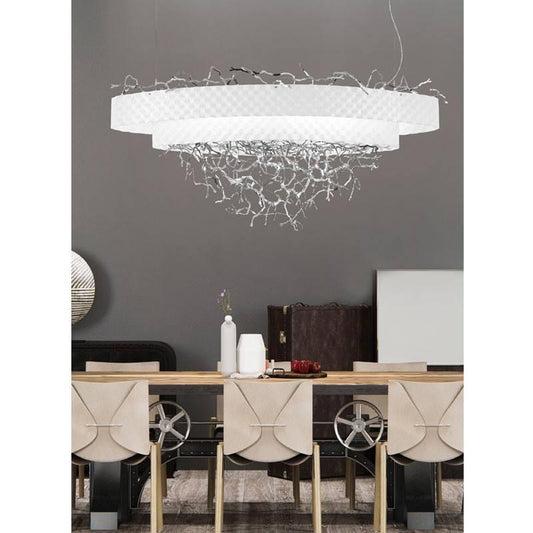 Groovy 12 Light Oval Chandelier