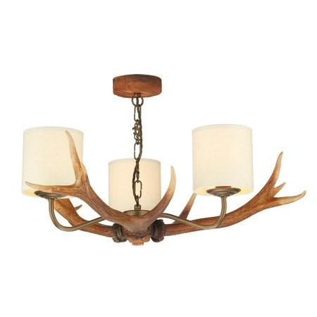 Antler Rustic 3 Lights Pendant Light - London Lighting - 1