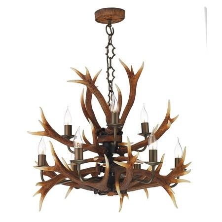 Antler Rustic 9 Lights Pendant Light - London Lighting - 1