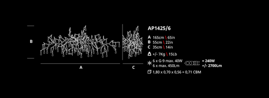 Serip Bijout 6 Bespoke Wall Sconce - London Lighting - 2