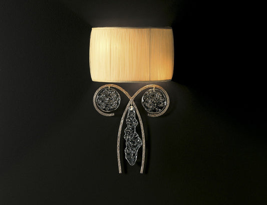 Serip Lines 2 Crossed Cana Bespoke Wall Sconce - London Lighting - 1