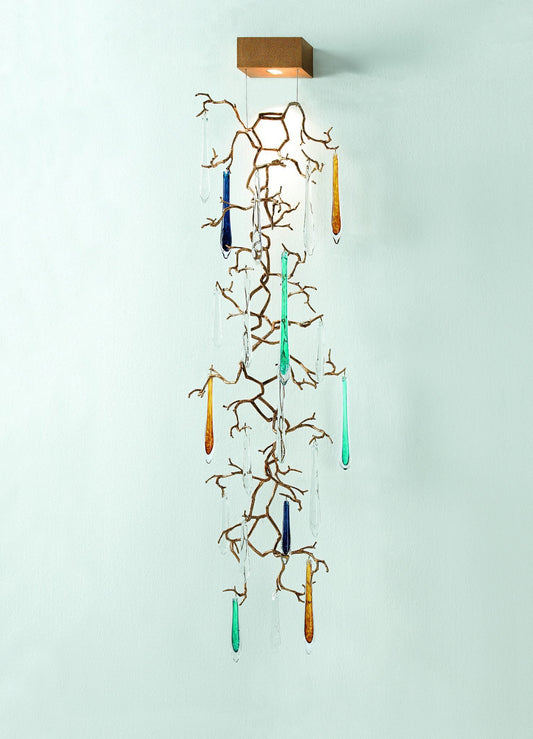 Serip Aqua Panel Bespoke Wall Sconce - London Lighting - 1