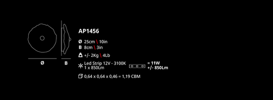 Serip Nenufar Bespoke Wall Sconce Medium - London Lighting - 2