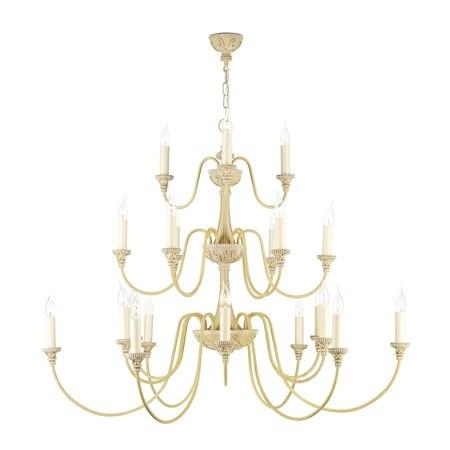 Bailey Antique Cream 21 Lights Pendant Light - London Lighting - 1