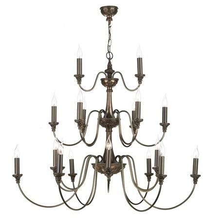 Bailey Rich Bronze 21 Lights Pendant Light - London Lighting - 1