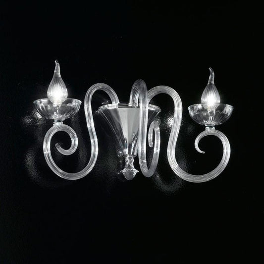 Baroque 2 Light Murano Glass Wall Light