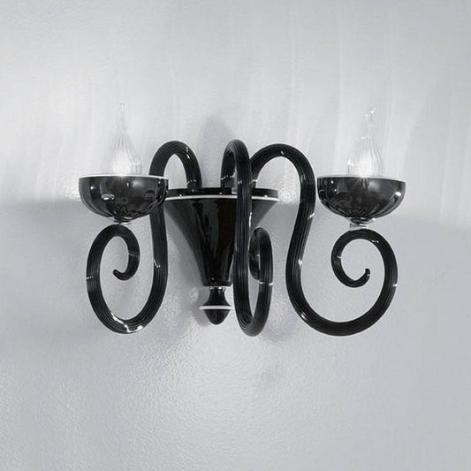 Baroque 2 Light Murano Glass Wall Light