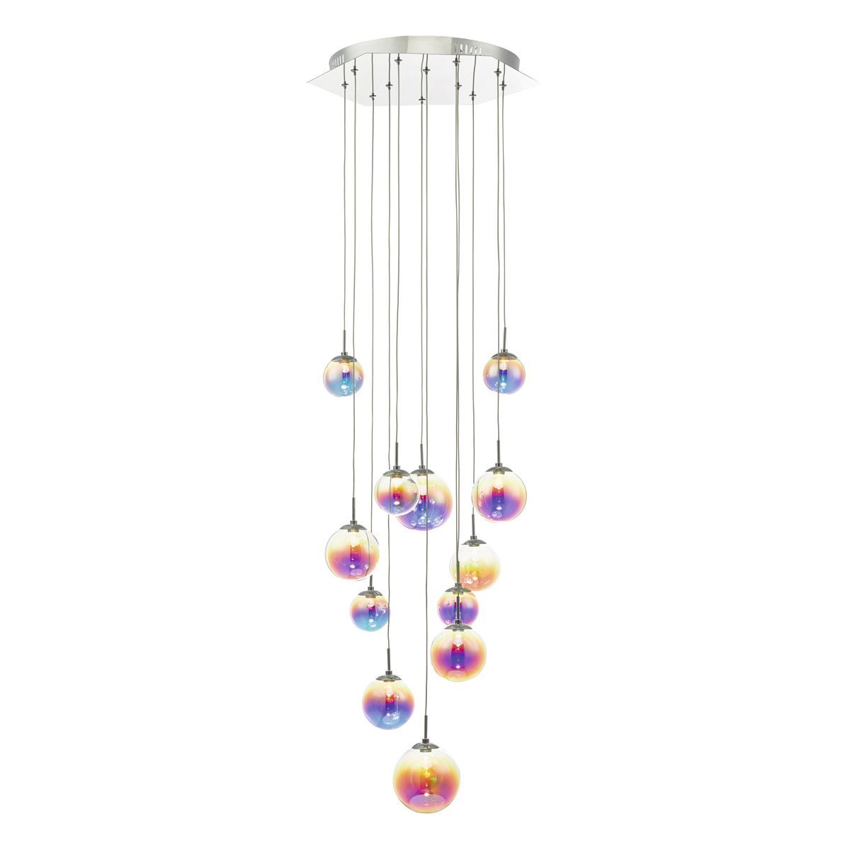 Multi-Colour Globe Multi-Pendant - ID 9314