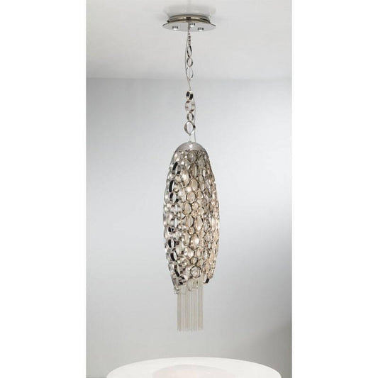 Canning Large Suspension Pendant with LED in Base - ID 8186