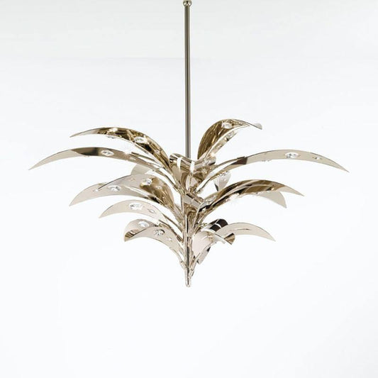 Crystal Palm 12 Light Pendant