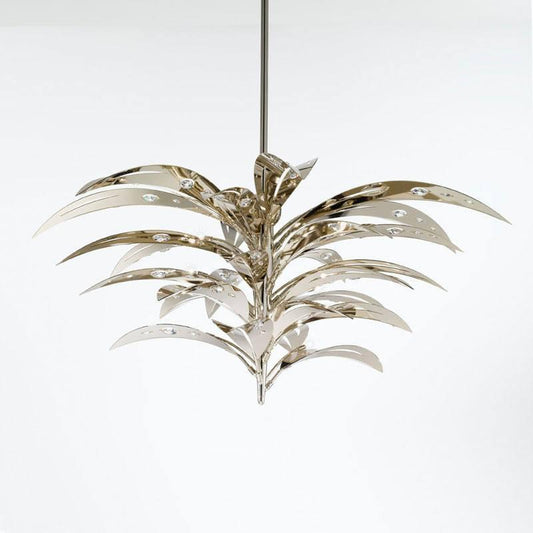 Crystal Palm 18 Light Pendant