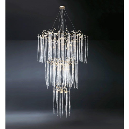 Serip Waterfall 5 Tier Bespoke Chandelier - London Lighting - 1