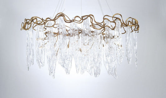 Serip Niagara 19 Lamp Oval Bespoke Chandelier - London Lighting - 1