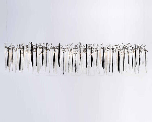 Serip Waterfall 27 Lamp Bespoke Chandelier - London Lighting - 1