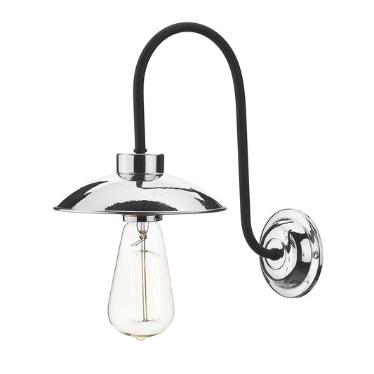 Dallas Small Polished Chrome Wall Light - ID 7497