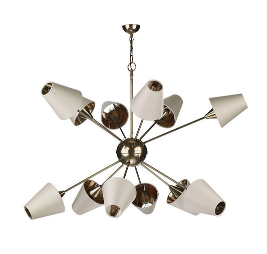 Sputnik Bronze 12 Light Pendant With Separately Priced Shades (With Shape & Colour Options) - ID 10168
