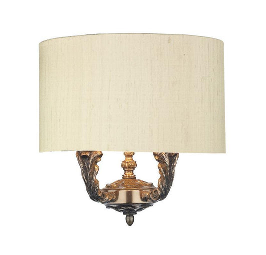 Valerio Bronze & Sea Mist Gold/Gold Shade Wall Light (shade colour options available) - ID 10165